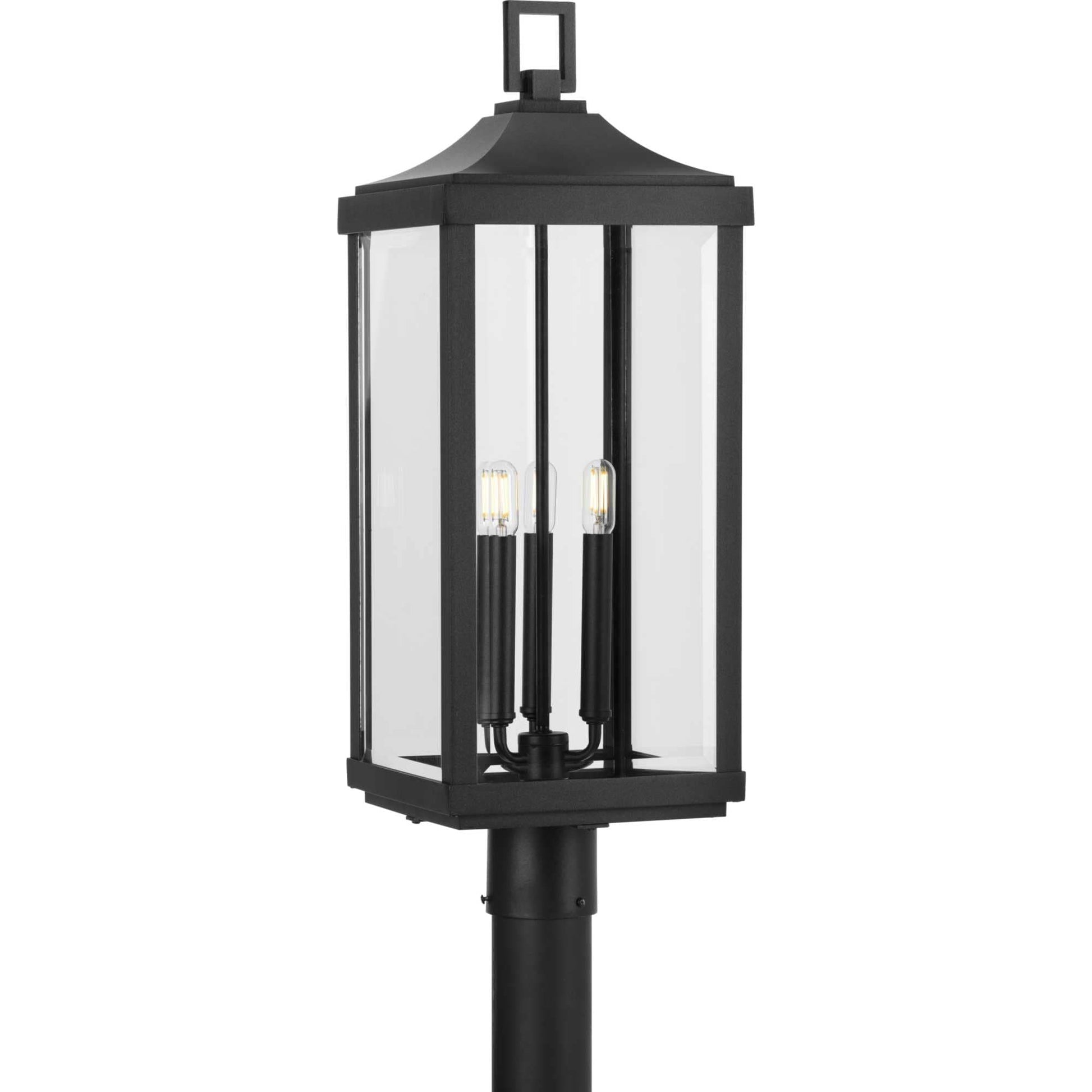 Progress Lighting Gibbes Street 26.87-Inches Black Traditional Outdoor Light post lantern 2467607