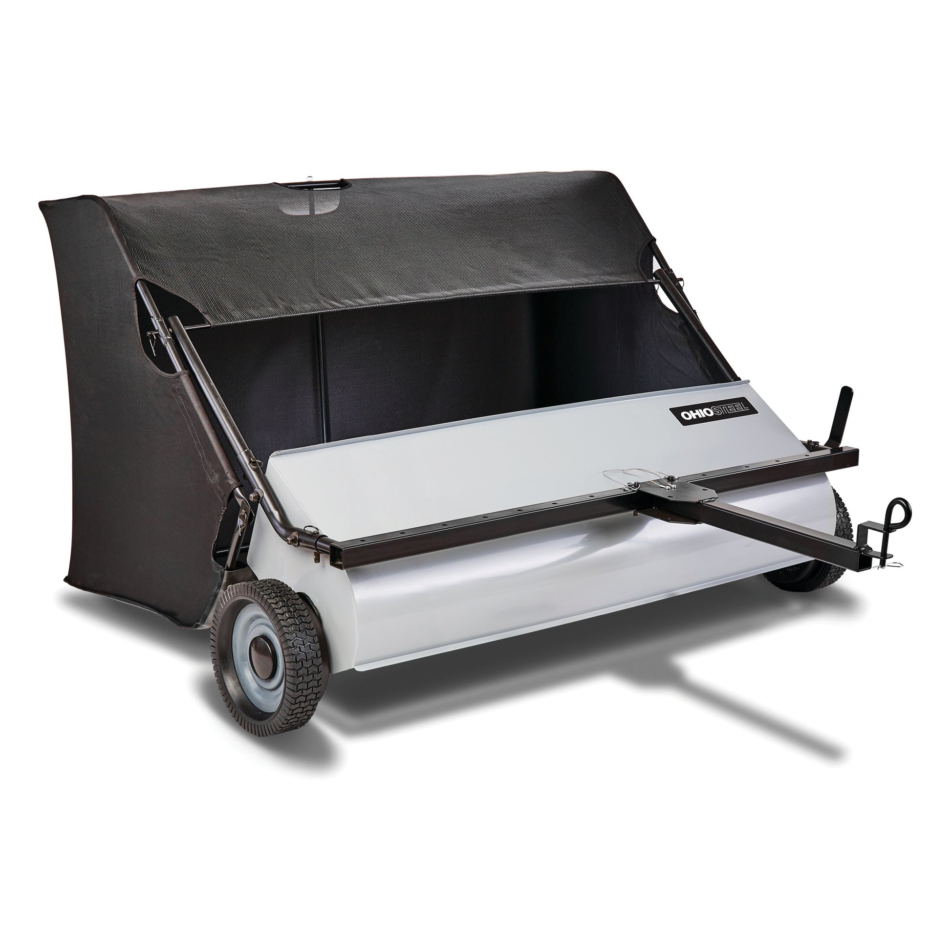 Ohio Steel 50-Inch Tow Lawn Sweeper with 26-Cu ft Hopper - Save Time and Effort 5026V2