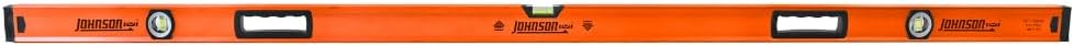 Johnson Level & Tool 1741-7200 Aluminum Box Level, 72", Orange, 1 Level