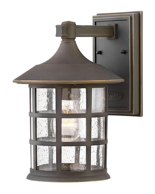 Hinkley Freeport Coastal Elements 1 -Light 12.25-in H Bronze Hardwired Dark Sky Outdoor Wall Light 3661429