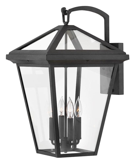 Hinkley Alford Place 4 -Light 24-in H Black Hardwired Outdoor Wall Light 3661491