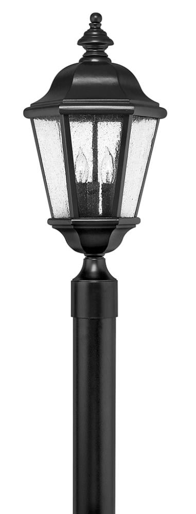 Hinkley Edgewater 21.25-Inches Black Traditional Outdoor Light post lantern 3661383