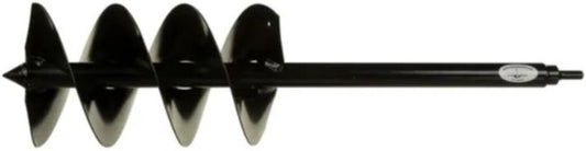 Power Planter Auger Drill Bit Extension 7" x 28" with 1/2" Non-Slip Hex Drive — Garden Auger for Planting Gallon Potted Plants and Post Holes — Garden Digging Tool for Dirt, Sand, Soil & Clay