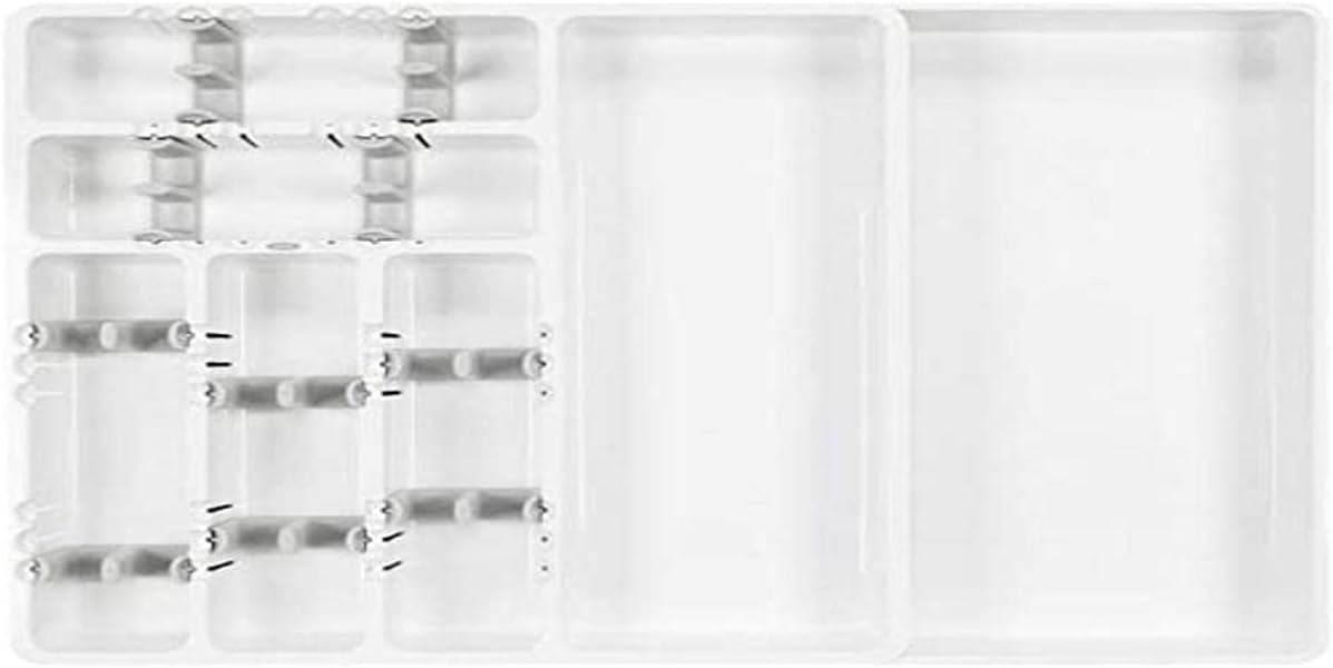 OXO Good Grips Large Expandable Utensil Organizer - White