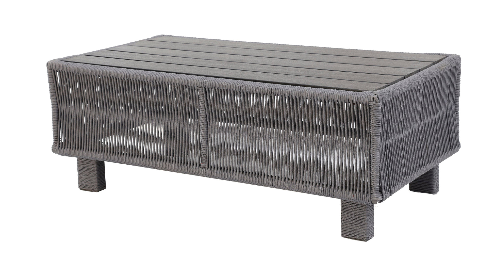 Teva Furniture Cancun Patio Table Rectangle Outdoor Coffee Table 25.6-in W x 47.2-in L