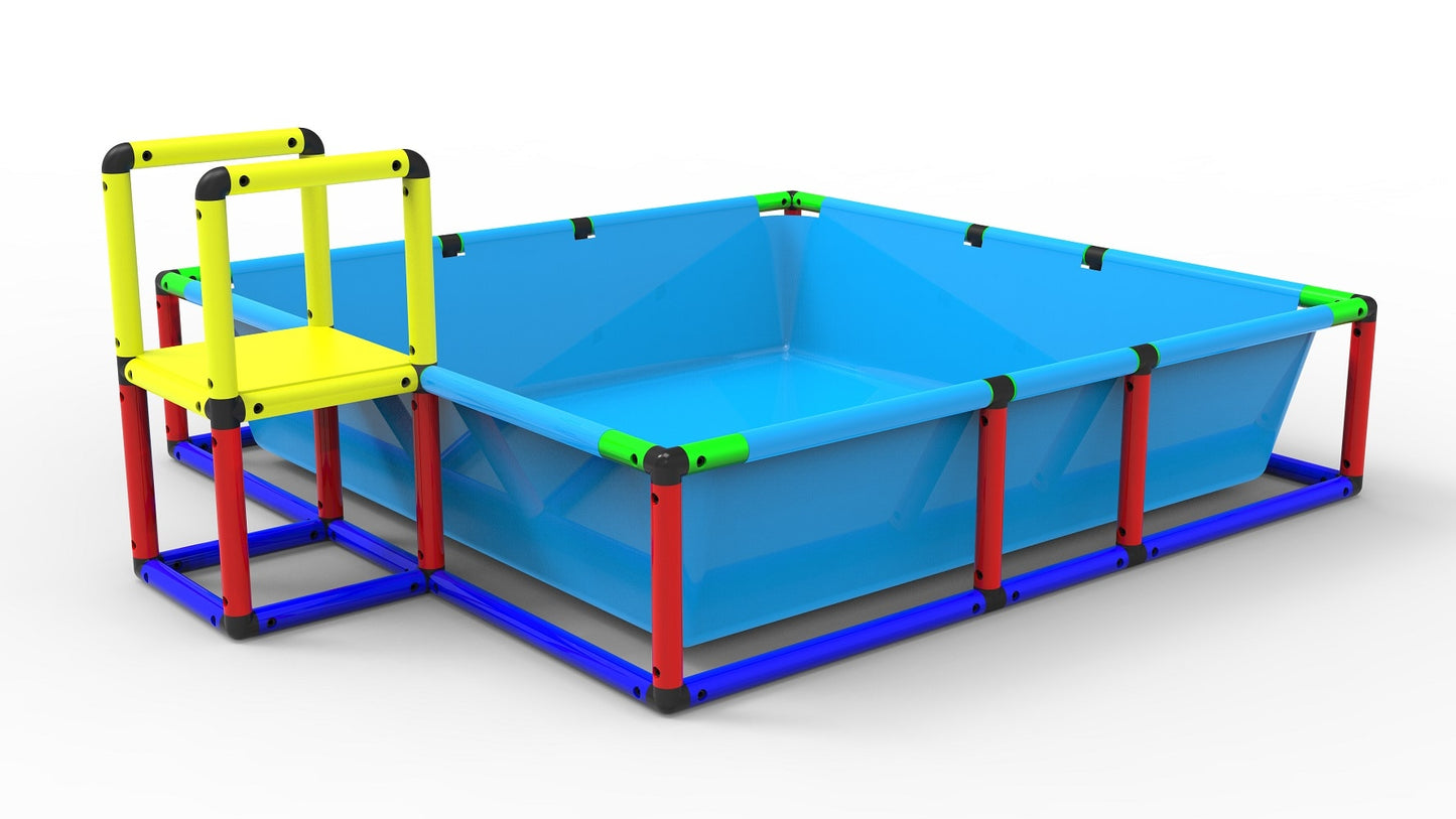 Funphix 15-in Plastic A-frame pool ladder Hand Rail