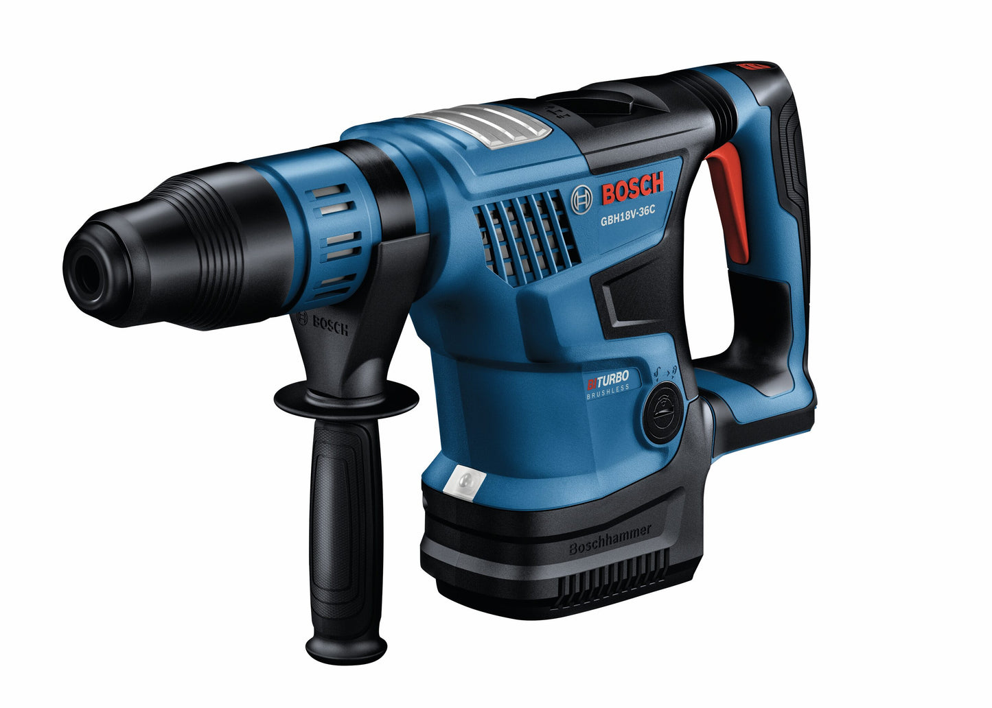 Bosch PROFACTOR 18-volt 8-Amp 1-9/16-in Sds-max Variable Speed Cordless Rotary Hammer Drill (Bare Tool) GBH18V-36CN
