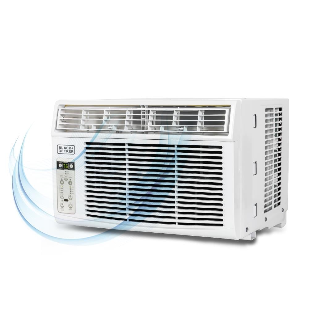 BLACK+DECKER 350-sq ft Window Air Conditioner with Remote (115-Volt; 8000-BTU) BD08WT6