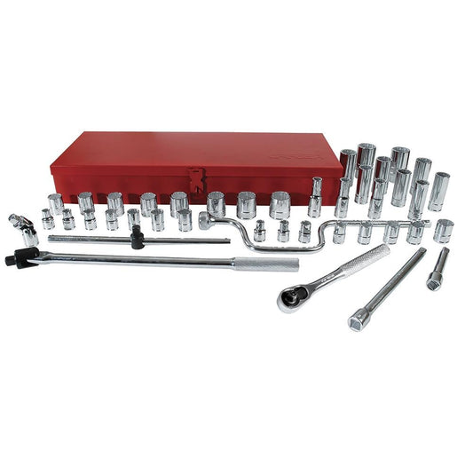 URREA 1/2 1/2" Drive Socket Set with Accessories 5400G