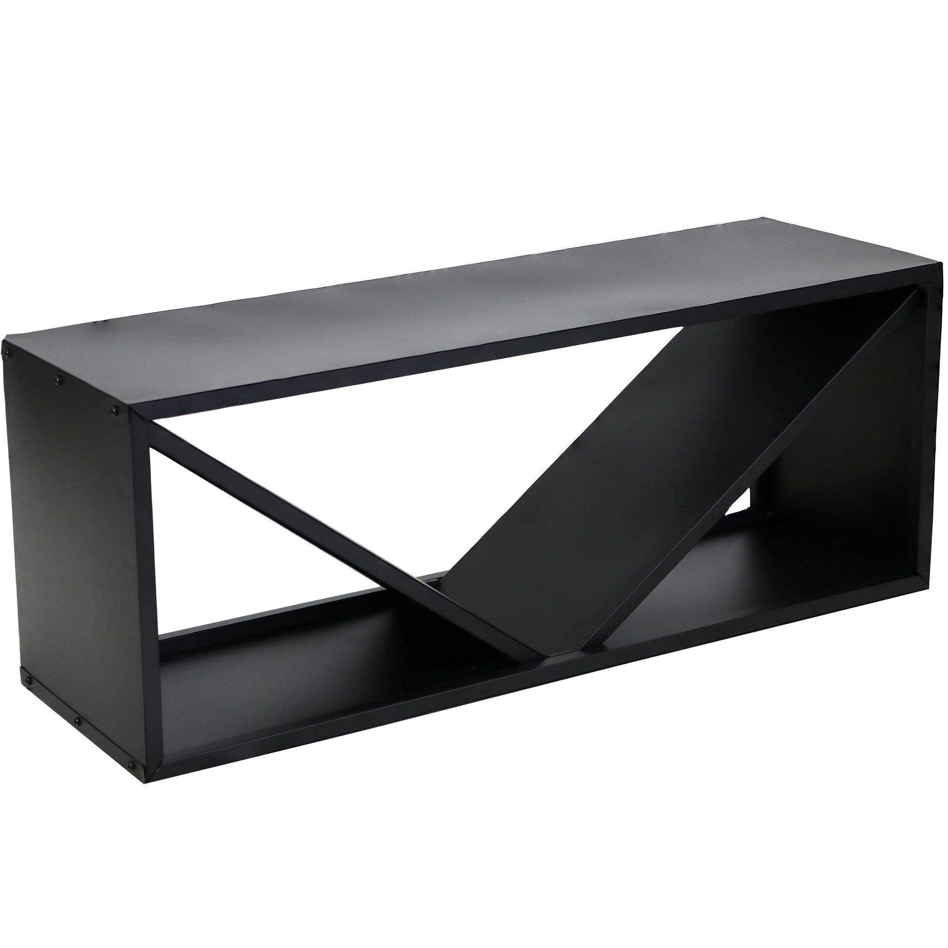 Sunnydaze Decor 15.75-Inches x 41-Inches x 13.50-Inches Steel Indoor log rack