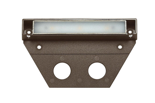Hinkley 140 -Lumens 1.90 -Watt Bronze Low voltage Hardwired LED Outdoor Deck light 2700-K 4903915