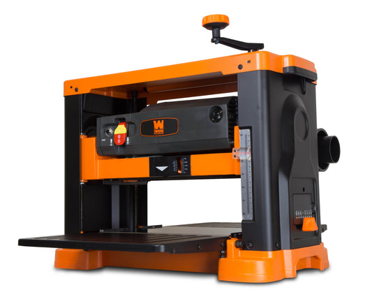 WEN PL1303 15-Amp 13-Inch Three-Blade Benchtop Planer - CSA Listed, Accessories Included - Plane Boards up to 6 Inches Thick and 13 Inches Wide PL1303