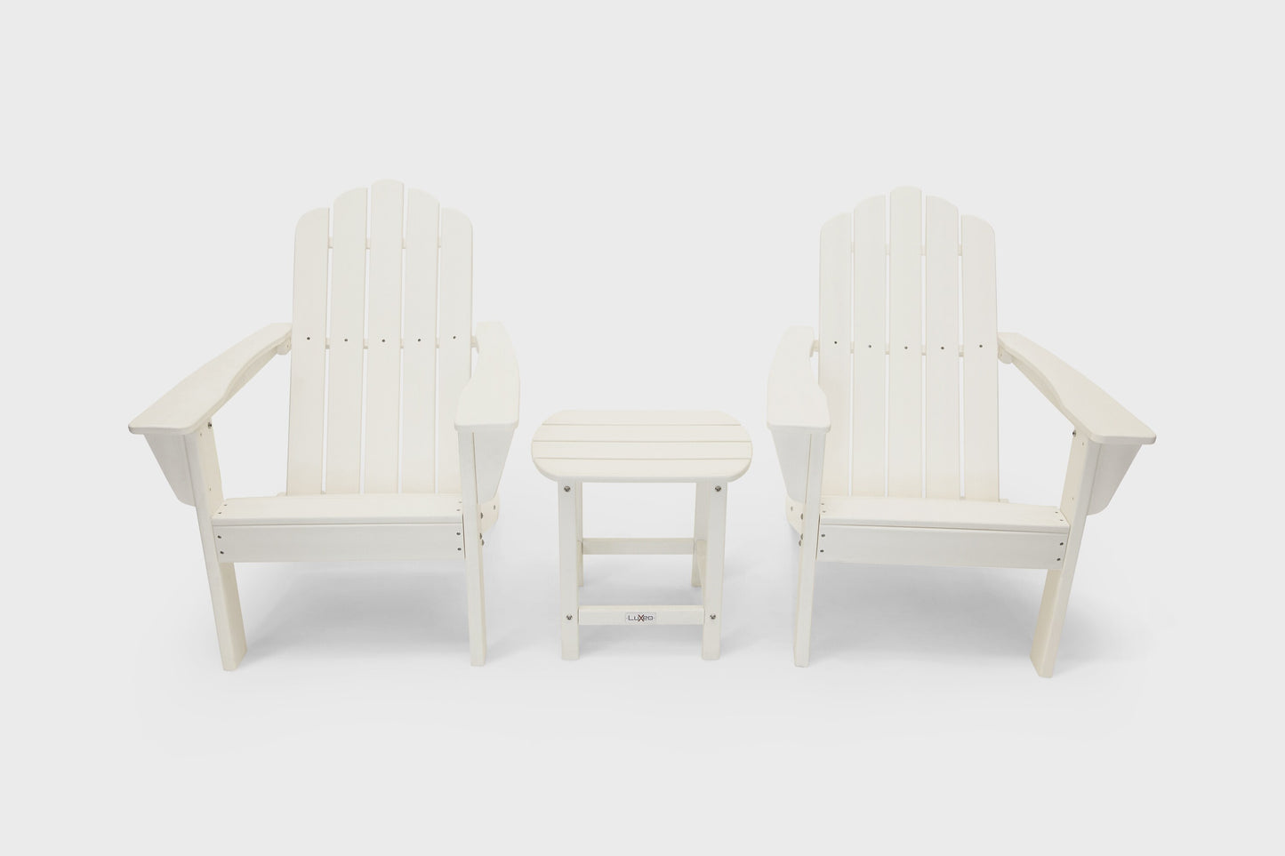 LuXeo Marina 3-Piece Patio Conversation Set with White
