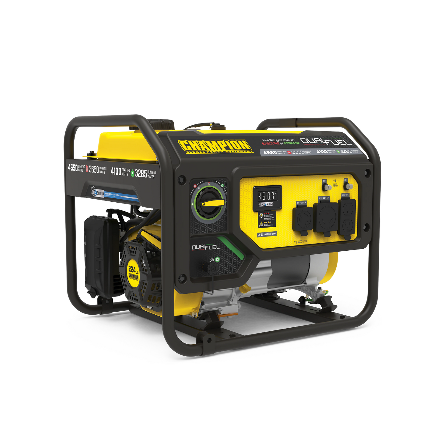 Champion Power Equipment CO Shield 3650-Watt Dual Fuel (Gasoline/Propane) Portable Generator