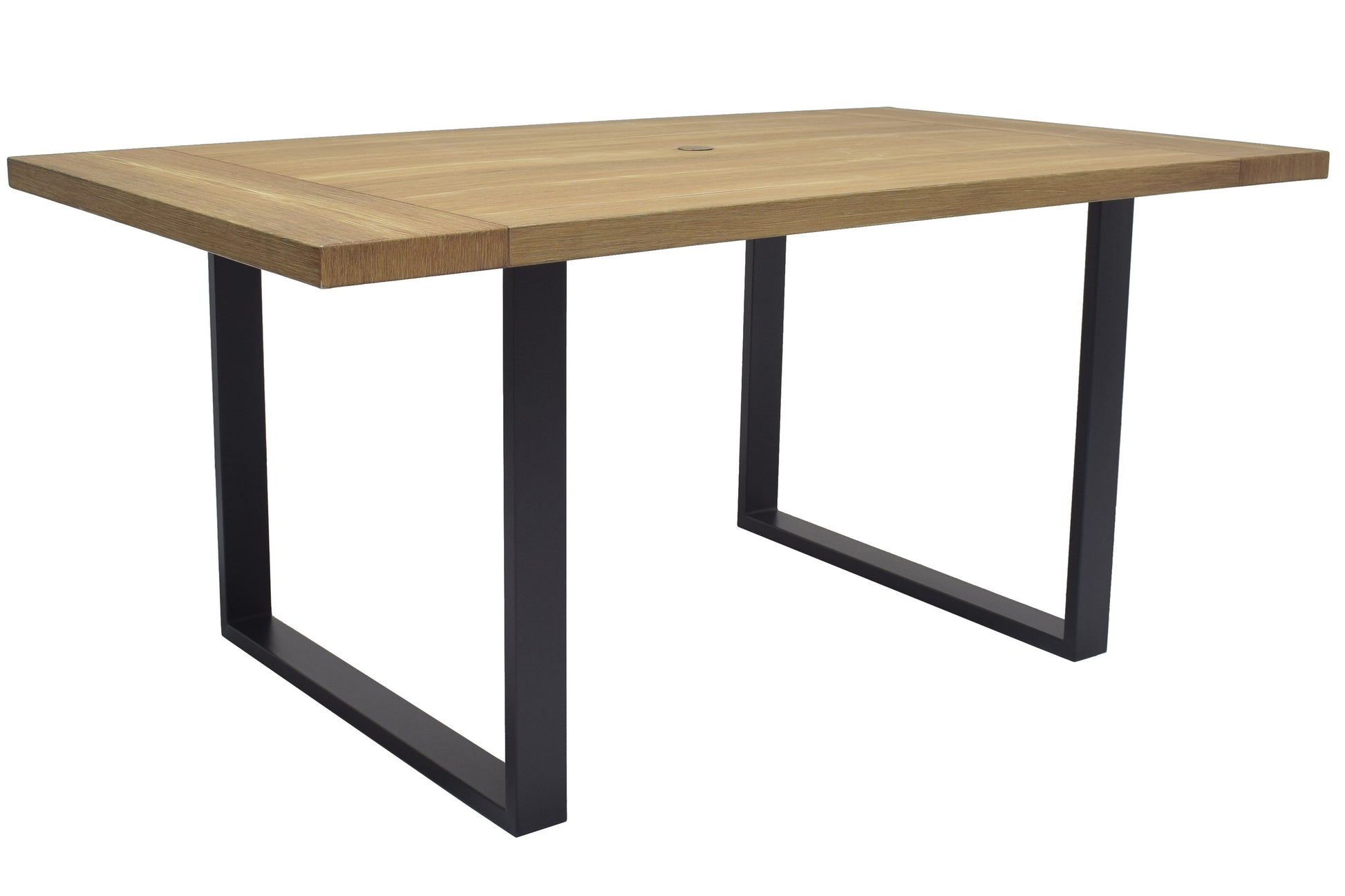 Origin 21 Clairmont Rectangle Outdoor Dining Table 38-in W x 66-in L with Umbrella Hole