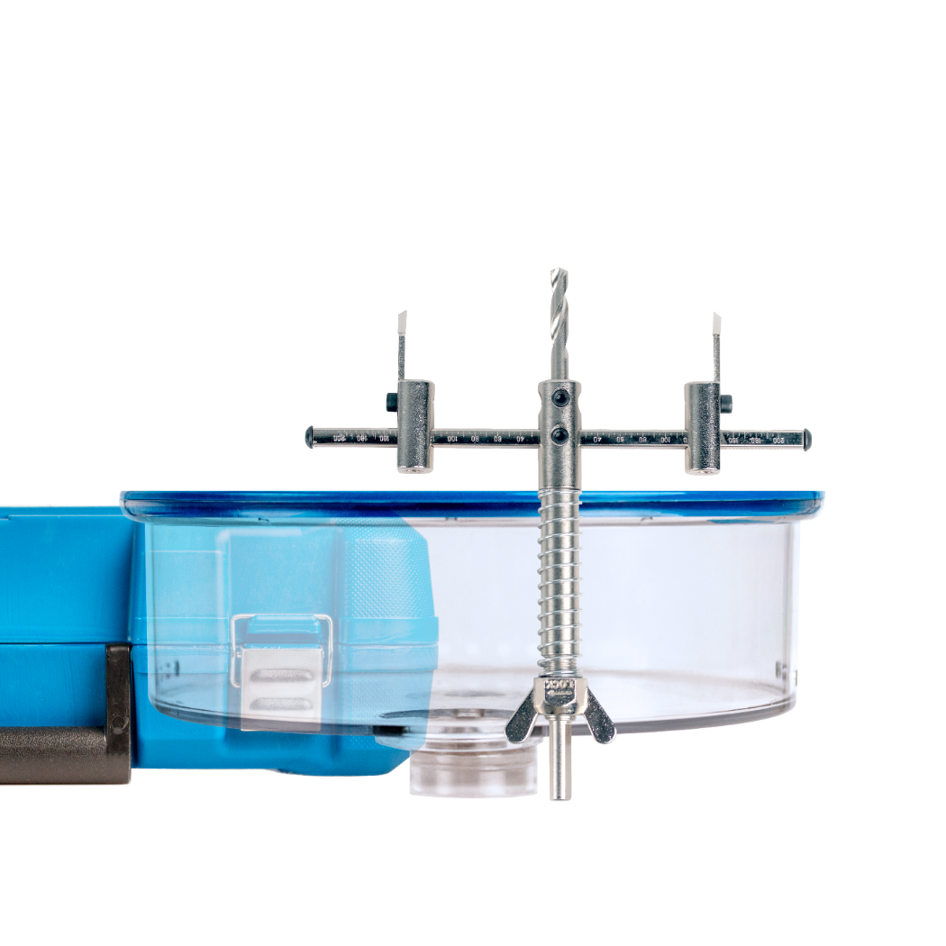 Jonard Tools Bi-metal Arbored Adjustable Recessed Lighting Hole Saw Set with Hard Case AHC-19