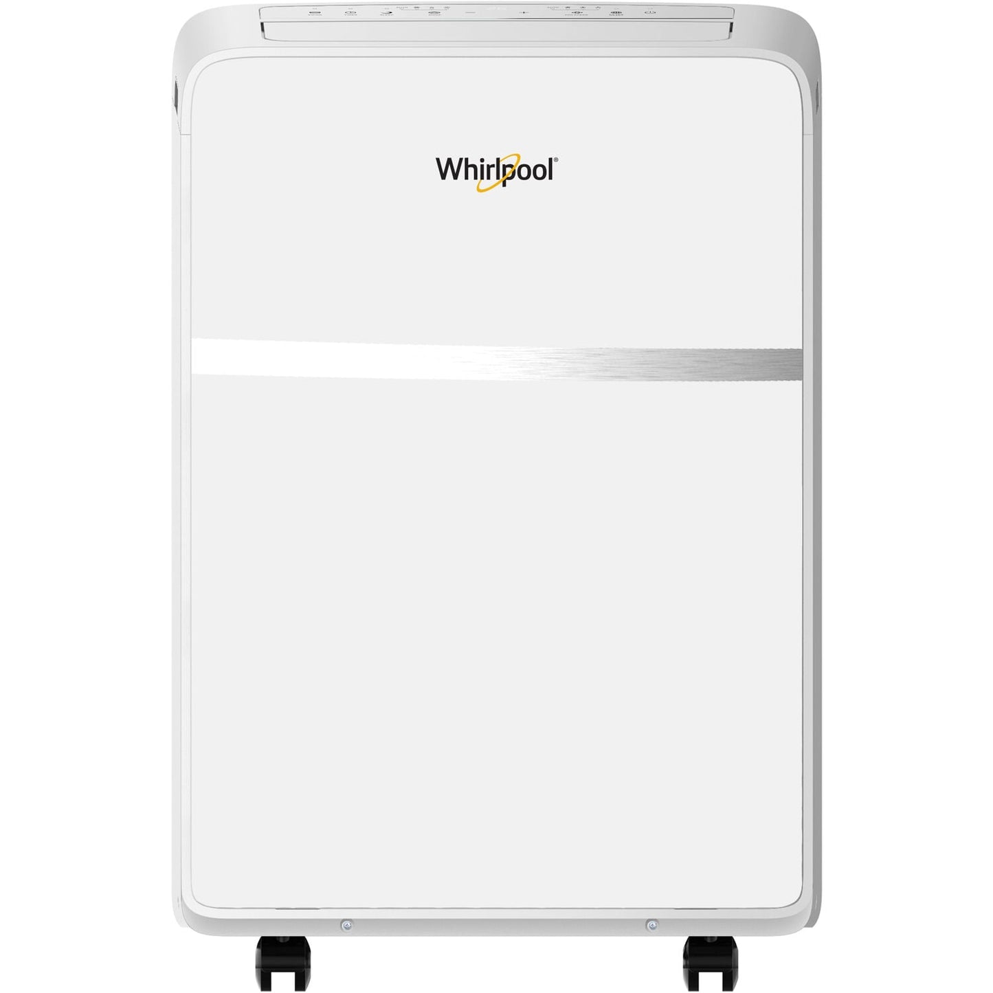 Whirlpool 5500-BTU DOE (115-Volt) White Vented Portable Air Conditioner with Remote Cools 300-sq ft WHAP081BWC
