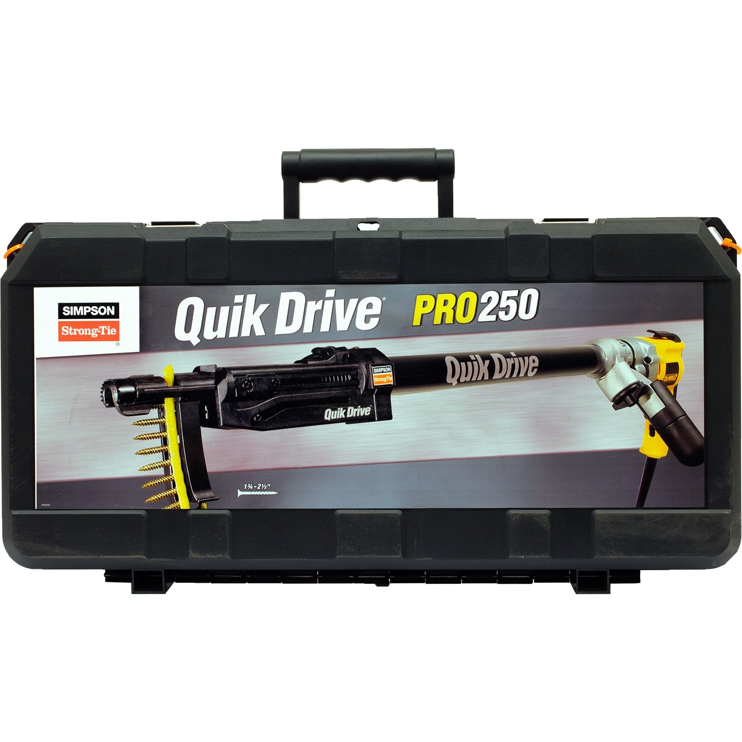 QUIK DRIVE BY SIMPSON STRONG TIE Quik Drive 6.5-Amp Collated Fastener Screw Gun Kit PRO250G2D25K