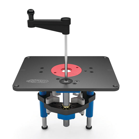 Kreg Hard-Anodized Aluminum Router Insert Plate for Precise Above-Table Setup Changes PRS5000
