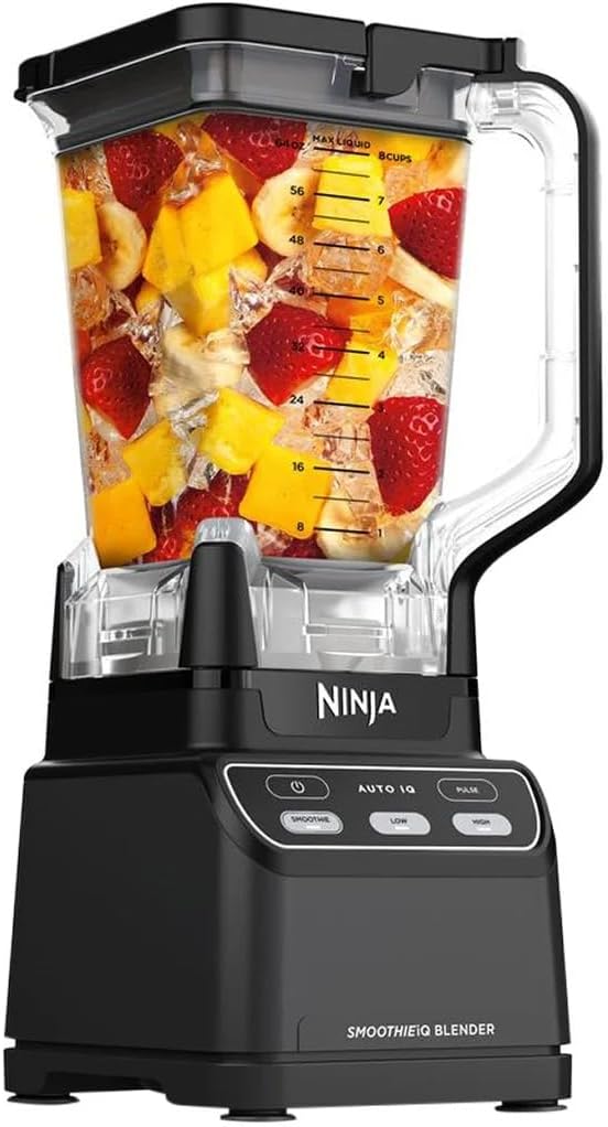 Ninja Professional Countertop Blender with Auto IQ, 1400 Peak Watts, 72 Oz Pitcher, Total Crushing Blades, BPA Free, CO750B