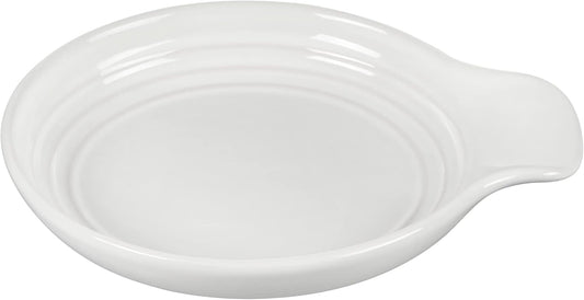 Le Creuset Signature Stoneware Spoon Rest, 6 Inches, White