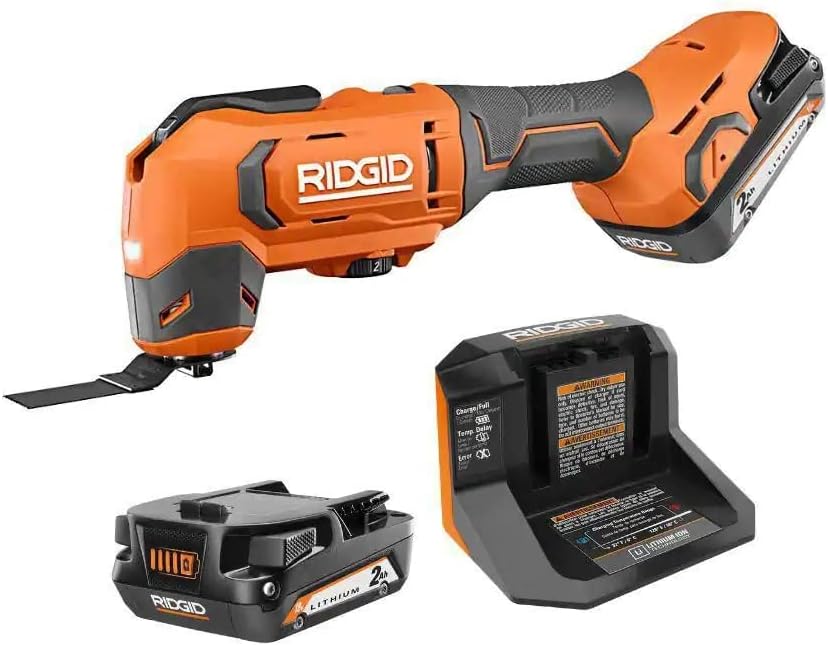 18V Cordless Oscillating Multi-Tool Kit with (2) 2.0 Ah Batteries and Charger