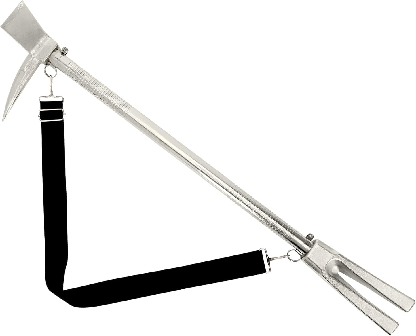 30" Halligan Bar Firefighter Tool, Halligan Forced Entry Tool with Shoulder Strap for Fire Rescue, Tactical Breaching & Emergency Breach