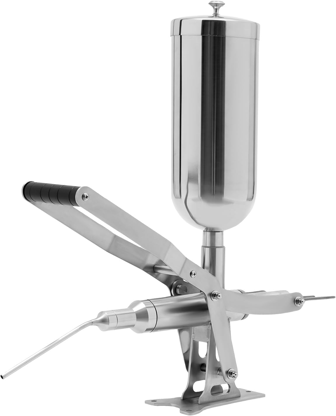 5L Commercial Manual Churro Maker, Stainless Steel Fruit Donuts Filling Machine Hand-operated Churro Donuts Maker Machine Bread Filling Machines for Bakery Food Bread Puff Cake Butter