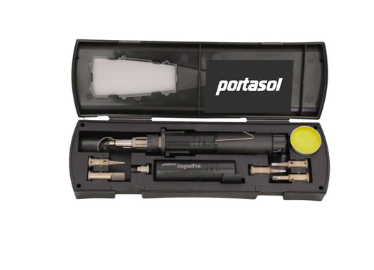 PORTASOL Super Pro 125-Watt Heat Tool with 7 Tip Kit with Self Ignition and Adjustable Heat