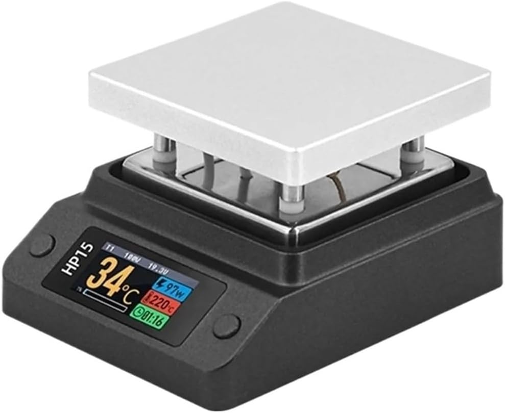 Mini Hot Plate SMD Preheater Preheating Rework Station PCB Board Soldering Desoldering Heating Plate Repair Tool(100W US SET)