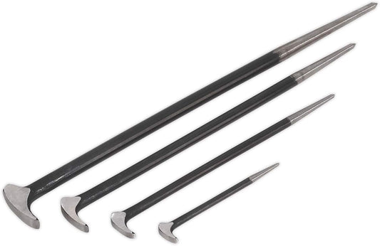 Sealey Ak880 Heelbar Set 4Pc 150 200 410 510Mm