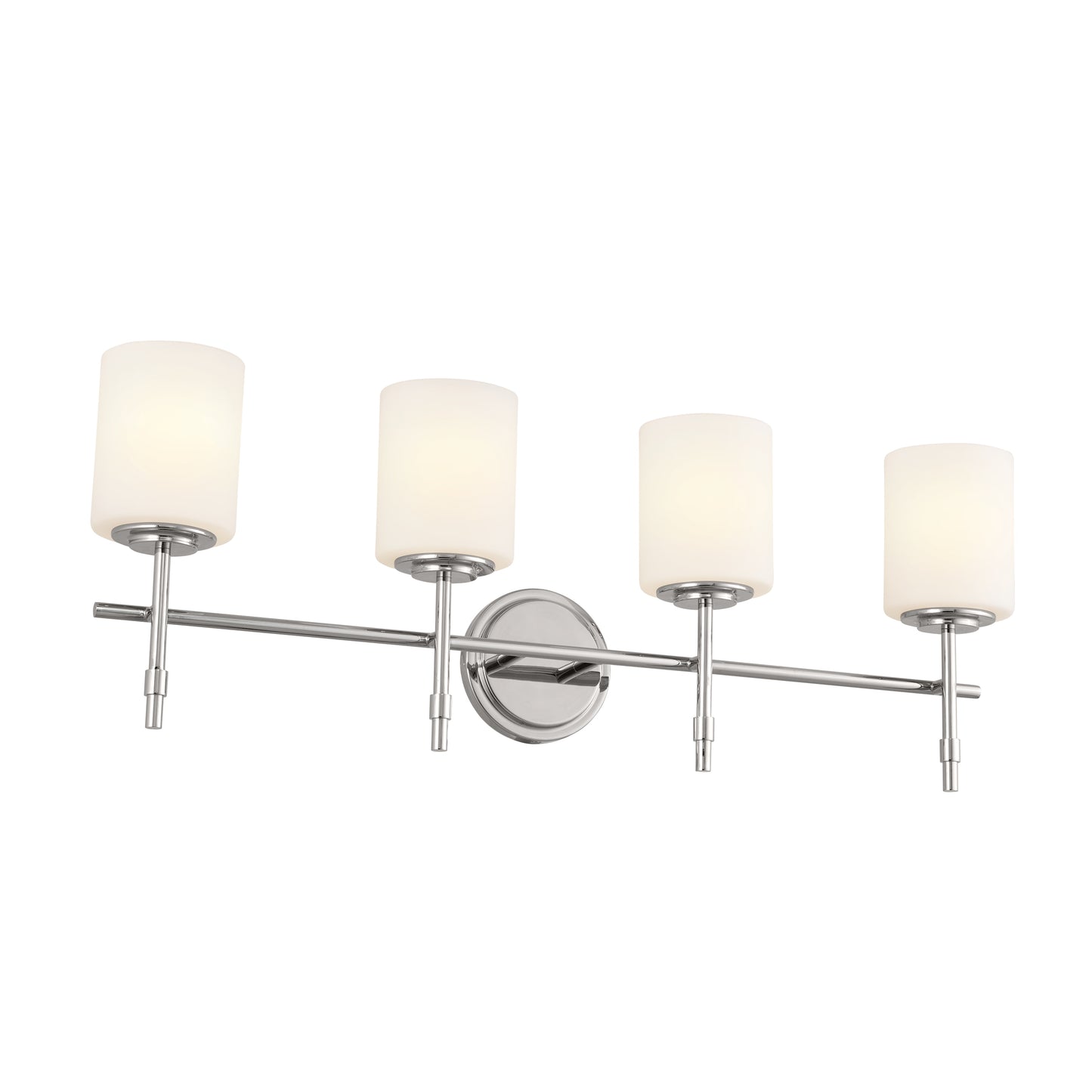Kichler Ali 32.5-in 4 -Light Polished Nickel Traditional Vanity light 5269683
