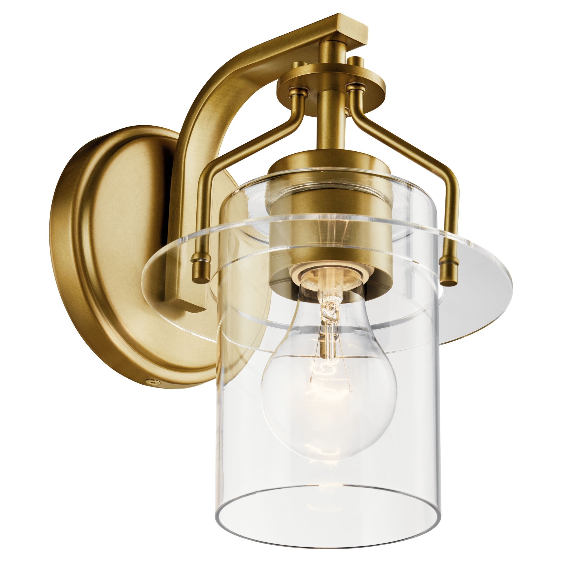 Kichler Everett 6.5-in 1 -Light Gold Industrial Vanity light 5271845