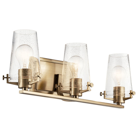 Kichler Alton 24-in 3 -Light Gold Traditional Vanity light 5271855