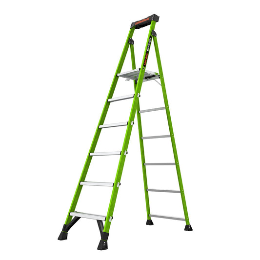 Little Giant Ladders MightyLite 2 8-ft Fiberglass Type 1a- 300-lb Load Capacity Step Ladder 15398-001