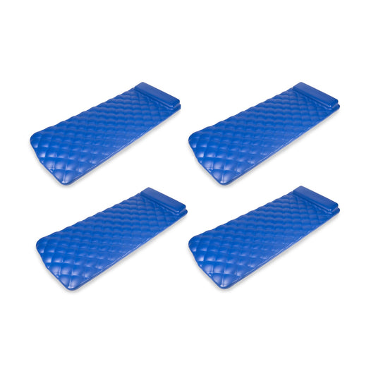 Kelsyus Kelsyus Laguna Lounger Foam Pool and Lake Water Mat with Oversized Pillow (4 Pack)