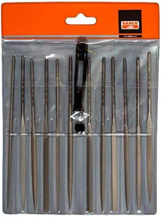 SnapOn 2-472-16-1-0 Bahco Needle File Set, 12-Piece