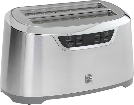 Kenmore Elite 76774 4-Slice Auto-Lift Long Slot Toaster in Stainless Steel
