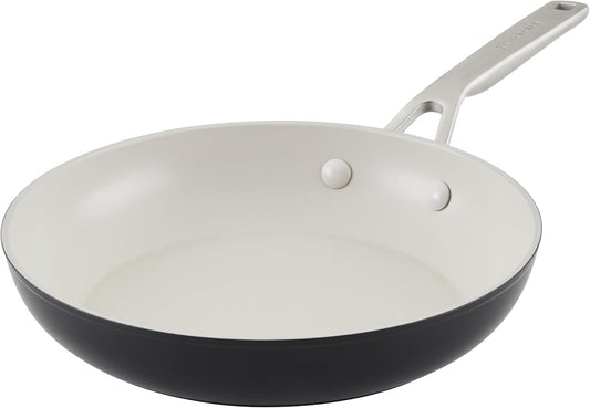 KitchenAid Hard Anodized Ceramic Nonstick Frying Pan\/Skillet, 10 Inch - Matte Black