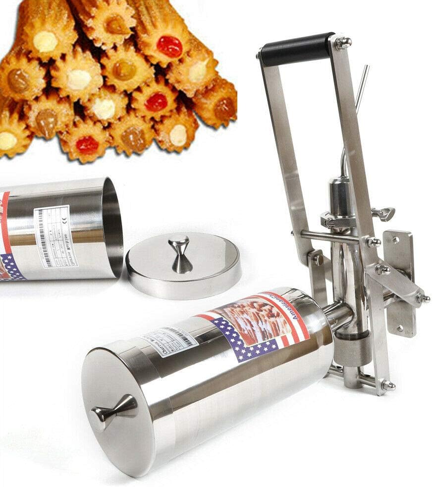 Donuts Filler Churreras Churros Filler Maker Machine Stainless Steel 5L Spanish Donuts Dessert Churro Makers Spanish Donuts Churrera Churros Filling Machine