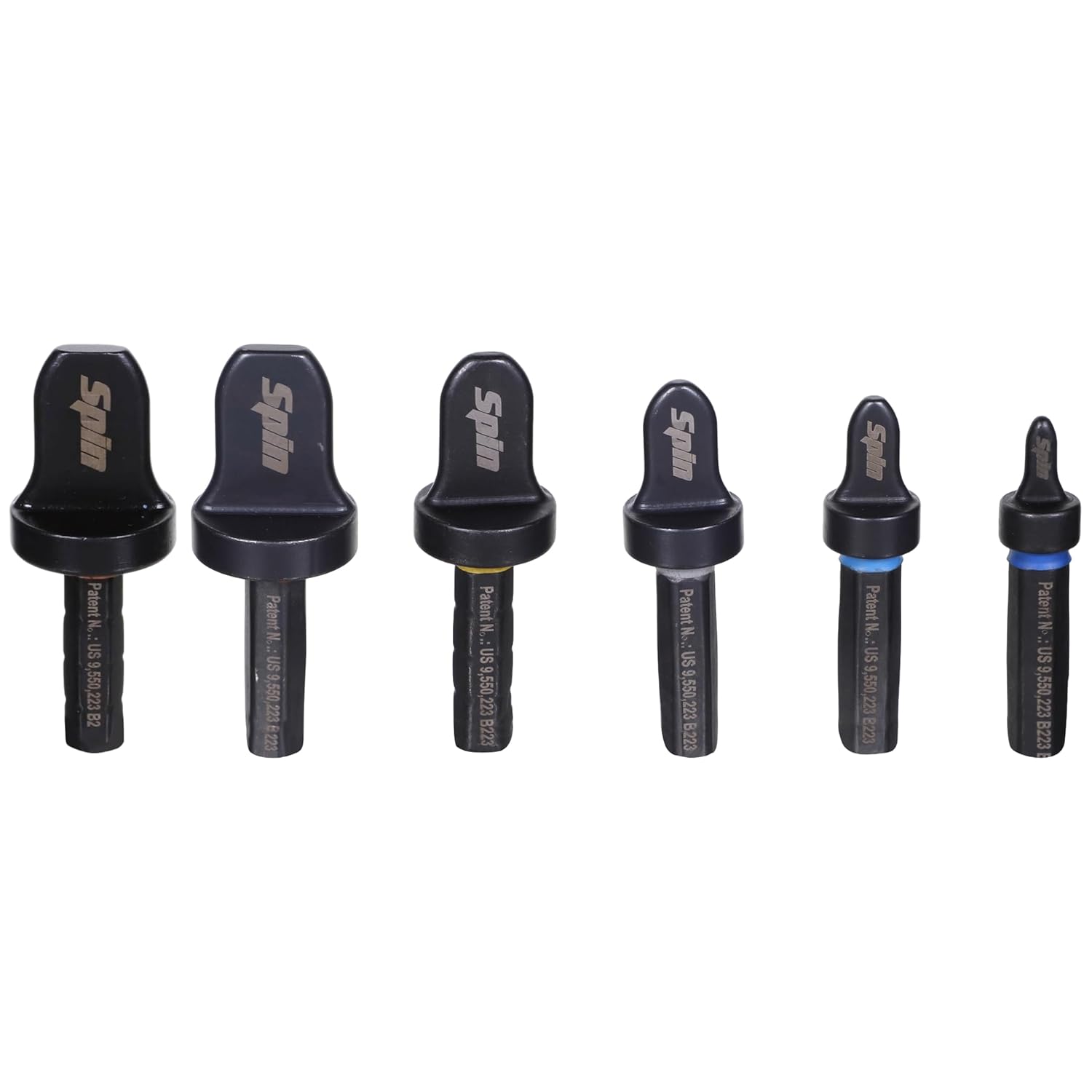 SPIN F6000 6-Piece Drill Bit Flaring Set 1\/4, 3\/8, 1\/2, 5\/8, 3\/4, 7\/8-Inch