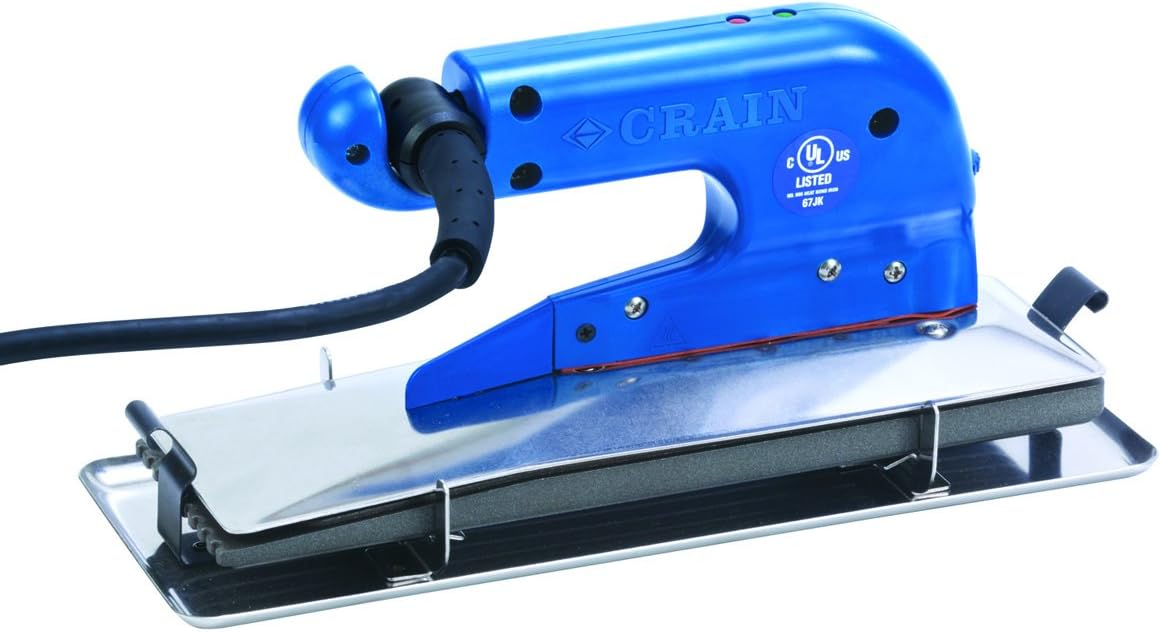 Crain #905 Heat Iron for Carpet Tape, 120 Volt