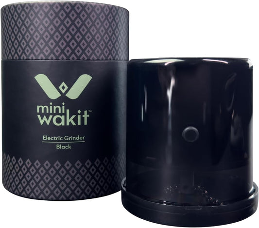 Mini Wakit Grinder (Black) – Rechargeable Electric Herb Grinder with Patented Ball & Chain Technology for Effortless Grinding – Compact, Easy-to-Use, Ideal for Kitchen, Herbs, and Spices