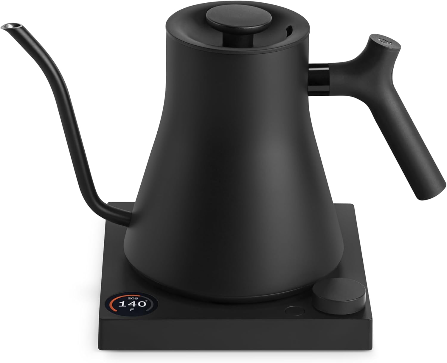 Fellow Stagg EKG Pro Electric Gooseneck Kettle - Pour-Over Coffee and Tea, Quick Heating, Precise Temperature Control, Scheduling, Built-in Brew Timer, Matte Black, 0.9 Liter