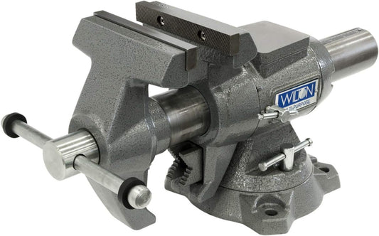 Wilton Multi-Purpose Bench Vise, 5-1\/2" Jaw Width, 5" Max Jaw Opening, 2-3\/4" Throat (Model 550P)