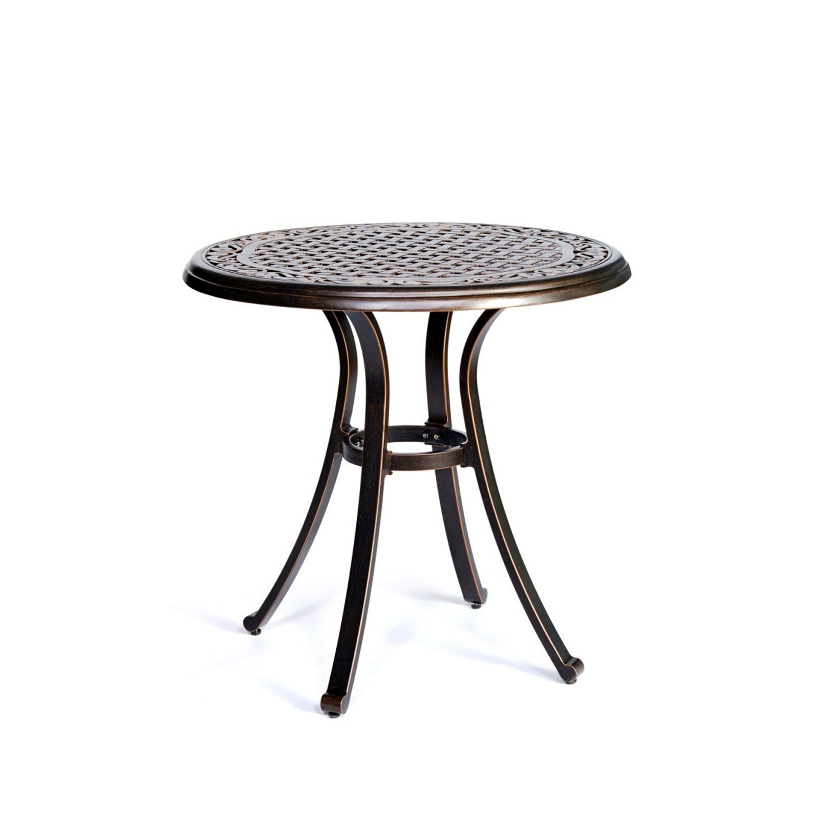 Maocao Hoom Round Outdoor Bistro Table 28-in W x 28-in L