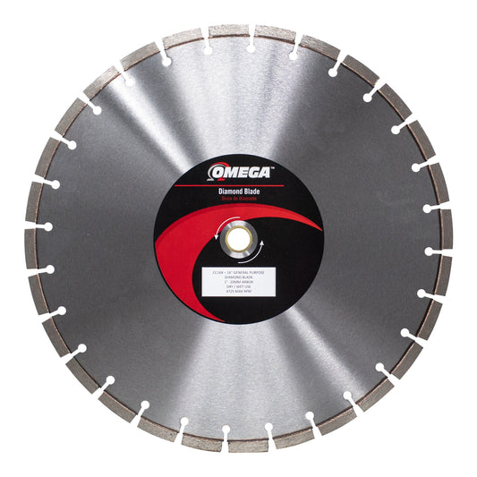 Omega 16" Concrete Blade 16-in Wet Segmented Rim Diamond Saw Blade CC16X-1