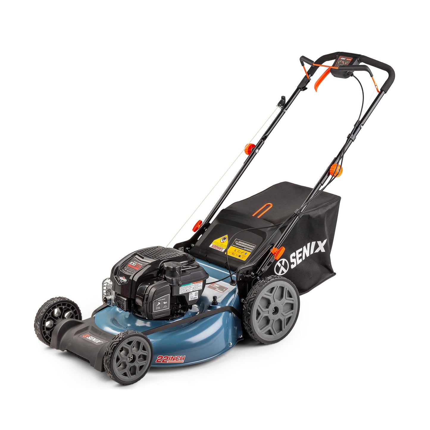 SENIX 22-in Gas Self-propelled Lawn Mower with 163-cc Briggs and Stratton Engine LSSG-H2