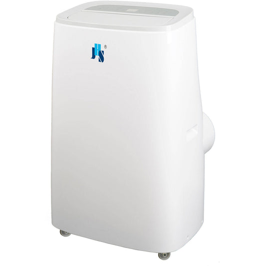 JHS 10800-BTU DOE (115-Volt) White Vented Portable Air Conditioner with Remote Cools 550-sq ft A020A-10KR
