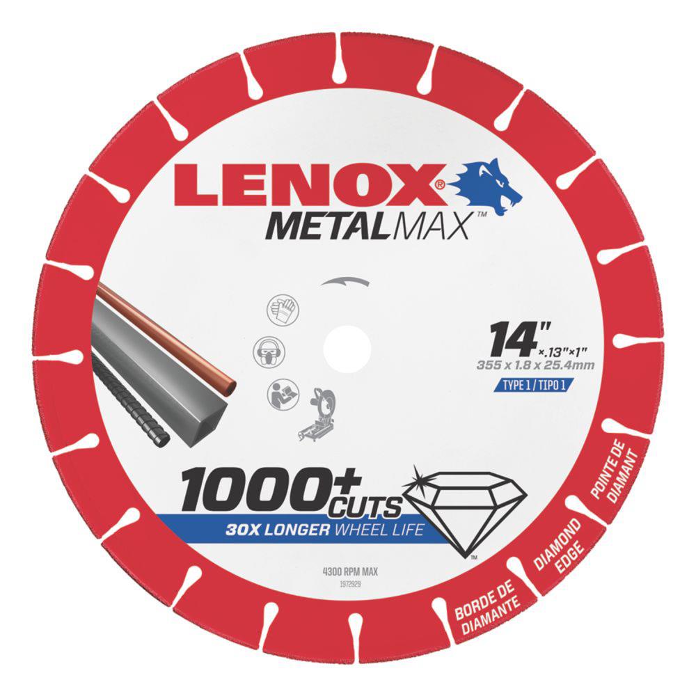 LENOX METALMAX Diamond Grit 14-in Cutting Wheel Accessory 1972929